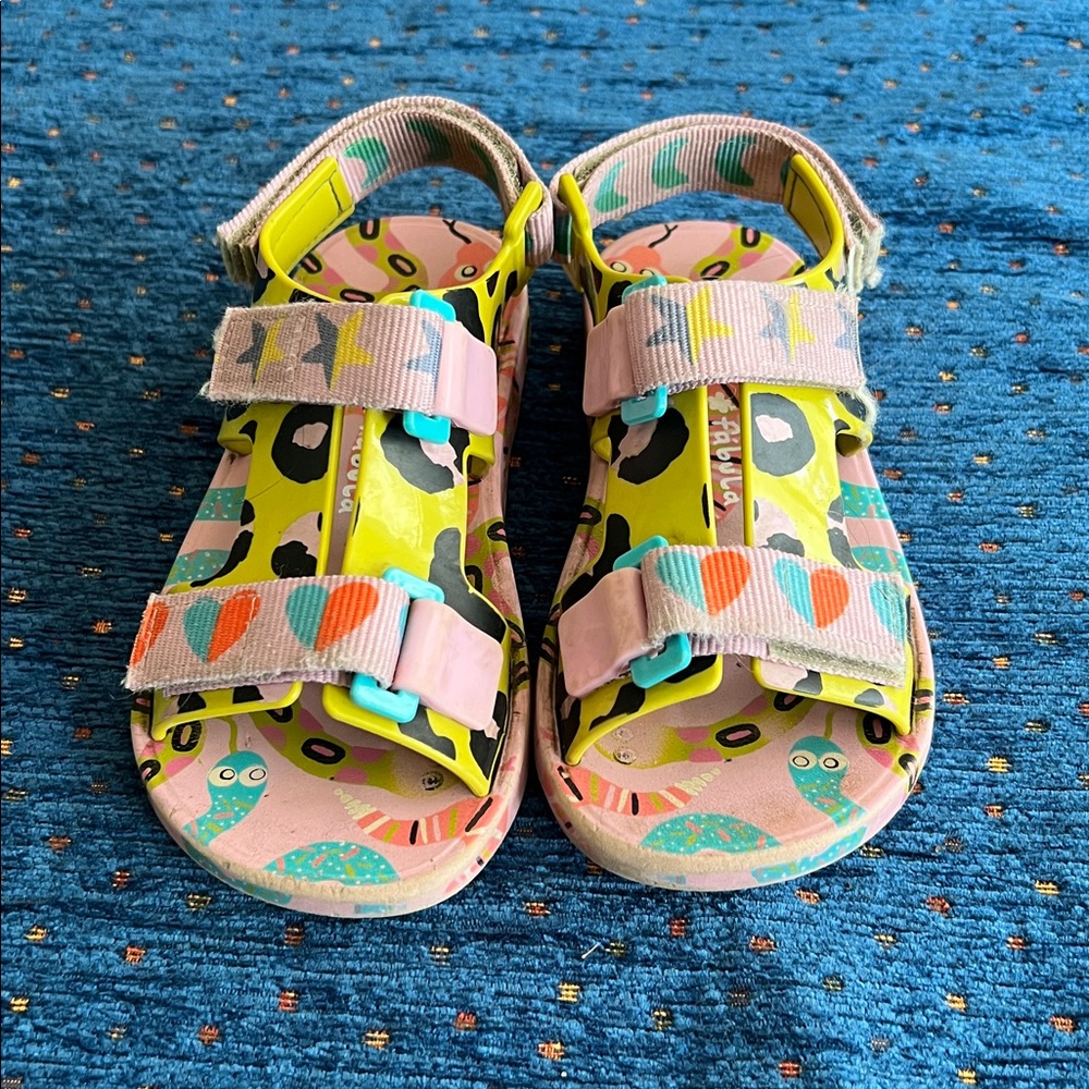 Mini Melissa Kids Sandals - Yellow and Pink
